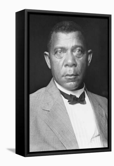 Portrait of Booker T. Washington-null-Framed Stretched Canvas