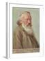 Portrait of Brahms-null-Framed Art Print