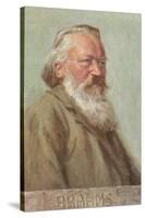 Portrait of Brahms-null-Stretched Canvas