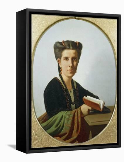 Portrait of Bride-Pietro Saltini-Framed Stretched Canvas