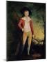 Portrait of Bridger Seward with a Cricket Bat, circa 1788-91-Ozias Humphry-Mounted Giclee Print