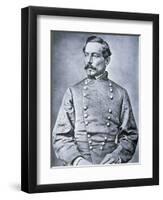 Portrait of Brigadier General P.G.T. Beauregard (1818-93) (Litho)-American Photographer-Framed Premium Giclee Print