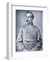 Portrait of Brigadier General P.G.T. Beauregard (1818-93) (Litho)-American Photographer-Framed Premium Giclee Print