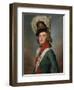 Portrait of Brigadier Valerian Aleksandrovich Zubov-Jean Louis Voille-Framed Giclee Print