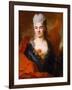 Portrait of Brigitte Ansart, circa 1704-Nicolas de Largilliere-Framed Giclee Print