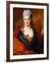 Portrait of Brigitte Ansart, circa 1704-Nicolas de Largilliere-Framed Giclee Print