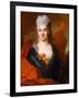 Portrait of Brigitte Ansart, circa 1704-Nicolas de Largilliere-Framed Giclee Print