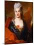 Portrait of Brigitte Ansart, circa 1704-Nicolas de Largilliere-Mounted Giclee Print