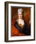 Portrait of Brigitte Ansart, circa 1704-Nicolas de Largilliere-Framed Giclee Print