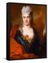 Portrait of Brigitte Ansart, circa 1704-Nicolas de Largilliere-Framed Stretched Canvas