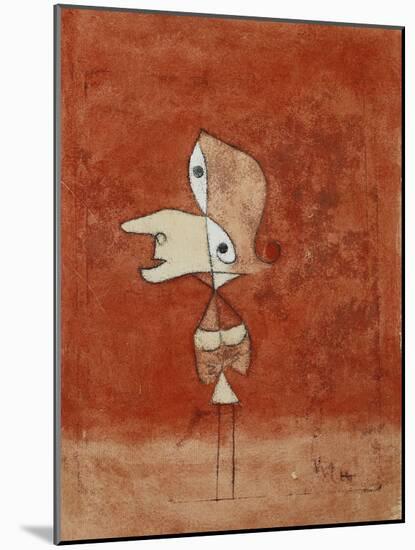 Portrait of Brigitte (Whole Figure)-Paul Klee-Mounted Giclee Print