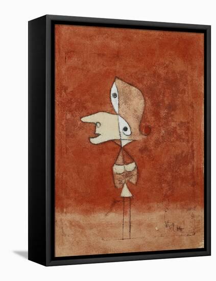 Portrait of Brigitte (Whole Figure)-Paul Klee-Framed Stretched Canvas