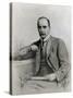 Portrait of Brilliant Physician and Medical Educator William Osler-null-Stretched Canvas