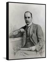 Portrait of Brilliant Physician and Medical Educator William Osler-null-Framed Stretched Canvas