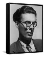 Portrait of British Author Aldous Huxley-Howard Coster-Framed Stretched Canvas