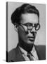 Portrait of British Author Aldous Huxley-Howard Coster-Stretched Canvas