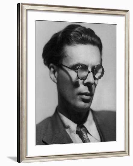 Portrait of British Author Aldous Huxley-Howard Coster-Framed Premium Photographic Print