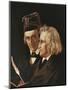 Portrait of Brothers Jacob and Wilhelm Grimm, 1855-Elisabeth Maria Anna Jerichau-Baumann-Mounted Giclee Print