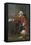 Portrait of Captain Coram-William Hogarth-Framed Stretched Canvas