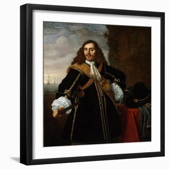 Portrait of Captain Gideon De Wildt, 1657-Bartholomeus Van Der Helst-Framed Giclee Print