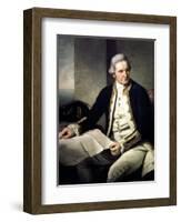 Portrait of Captain James Cook, 1775-76-Nathaniel Dance-Holland-Framed Giclee Print