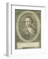 Portrait of Captain James Cook, 1777-James Basire-Framed Giclee Print
