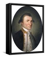 Portrait of Captain James Cook, R.N. (1728-1779), in Captain's Uniform in a Painted Oval-null-Framed Stretched Canvas