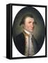 Portrait of Captain James Cook, R.N. (1728-1779), in Captain's Uniform in a Painted Oval-null-Framed Stretched Canvas