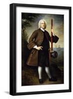 Portrait of Captain John Larrabee, 1760-Joseph Badger-Framed Giclee Print