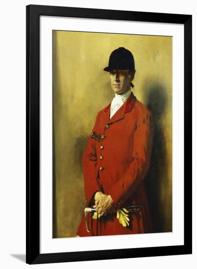 Portrait of Captain Marshall Roberts, Master of the Fox Hounds-Sir William Orpen-Framed Giclee Print