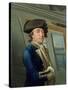 Portrait of Captain William Locker (1731-1800) 1769-Dominic Serres-Stretched Canvas