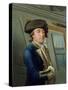 Portrait of Captain William Locker (1731-1800) 1769-Dominic Serres-Stretched Canvas