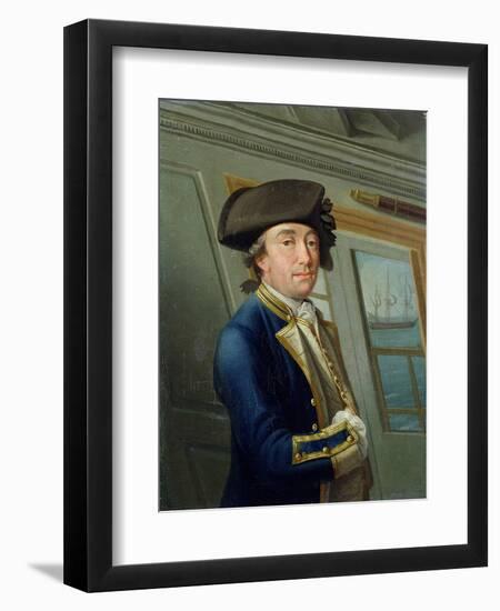 Portrait of Captain William Locker (1731-1800) 1769-Dominic Serres-Framed Giclee Print