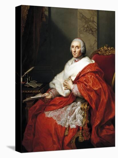 Portrait of Cardinal Alberico Archinto-Anton Raphael Mengs-Stretched Canvas