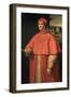 Portrait of Cardinal Alessandro Farnese, Future Pope Paul III-null-Framed Giclee Print