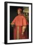 Portrait of Cardinal Alessandro Farnese, Future Pope Paul III-null-Framed Giclee Print