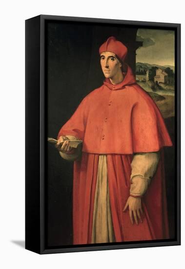 Portrait of Cardinal Alessandro Farnese, Future Pope Paul III-null-Framed Stretched Canvas