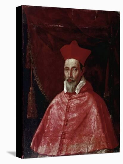 Portrait of Cardinal Berlinghiero Gessi (Oil on Canvas, circa 1641)-Guido Reni-Stretched Canvas