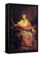 Portrait of Cardinal De Berulle-Philippe De Champaigne-Framed Stretched Canvas