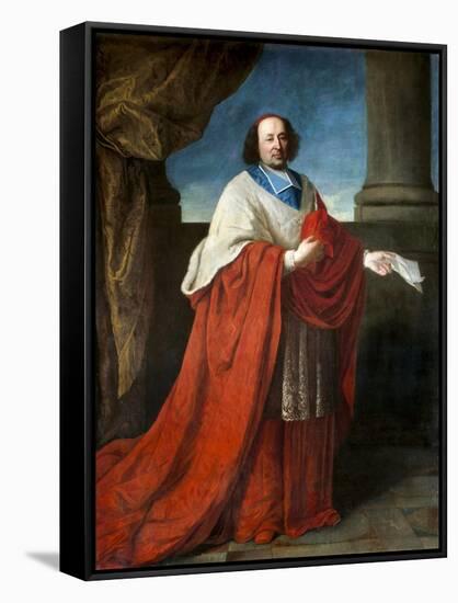 Portrait of Cardinal De Cambout De Coislin-null-Framed Stretched Canvas