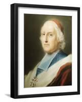 Portrait of Cardinal De Polignac-Rosalba Carriera-Framed Giclee Print