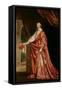 Portrait of Cardinal De Richelieu (1633-40)-Philippe De Champaigne-Framed Stretched Canvas