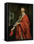 Portrait of Cardinal de Richelieu-Philippe De Champaigne-Framed Stretched Canvas