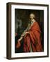 Portrait of Cardinal de Richelieu-Philippe De Champaigne-Framed Giclee Print