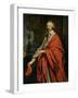 Portrait of Cardinal de Richelieu-Philippe De Champaigne-Framed Giclee Print