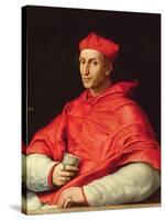 Portrait of Cardinal Dovizzi De Bibbiena (1470-1520)-Raphael-Stretched Canvas