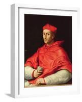 Portrait of Cardinal Dovizzi De Bibbiena (1470-1520)-Raphael-Framed Giclee Print