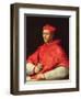 Portrait of Cardinal Dovizzi De Bibbiena (1470-1520)-Raphael-Framed Giclee Print