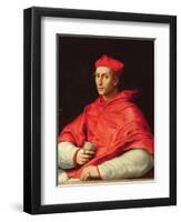 Portrait of Cardinal Dovizzi De Bibbiena (1470-1520)-Raphael-Framed Giclee Print