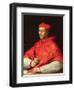 Portrait of Cardinal Dovizzi De Bibbiena (1470-1520)-Raphael-Framed Giclee Print